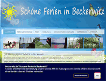 Tablet Screenshot of beckerwitz.de